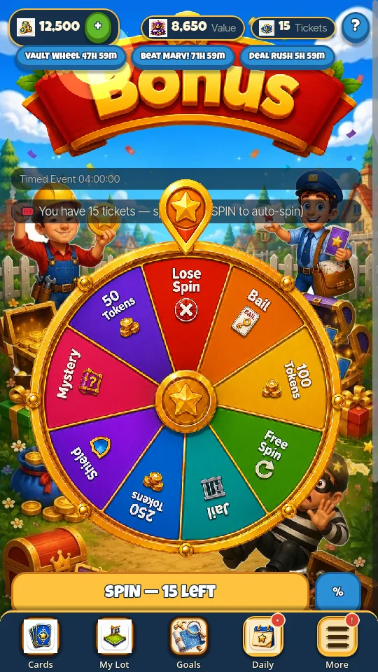 The prize wheel